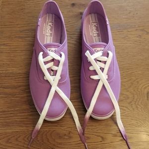 Keds Women's Champion Purple Ombre Oxford Canvas Lace-up Sneakers Size 8 NWOT